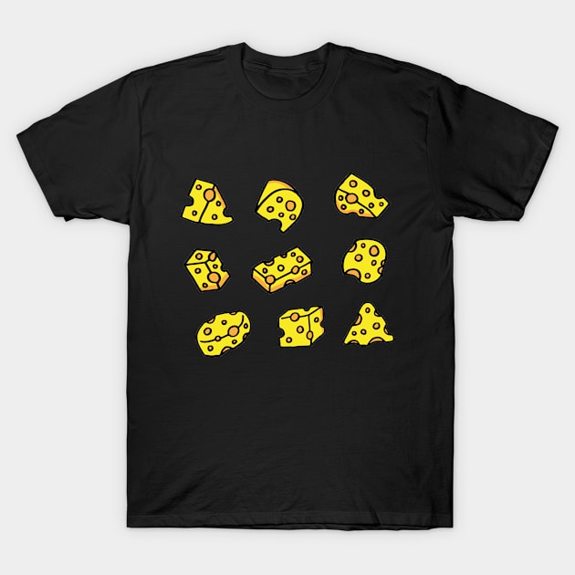 cheese slices set T-Shirt by big_owl